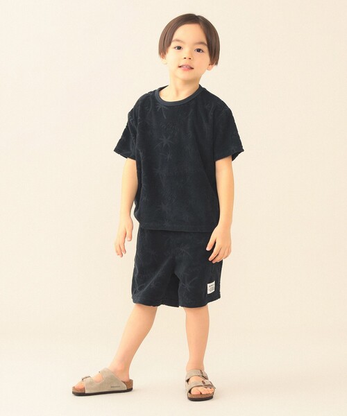 BEAMS mini(ビームスミニ)の「総柄 パイル Tシャツ 2026SS(90~140cm) 男子 夏 機能性(Tシャツ/カットソー・キッズ・ネイビー/オレンジ系その他6・140/130/120/110/100/90)」の22枚目の写真