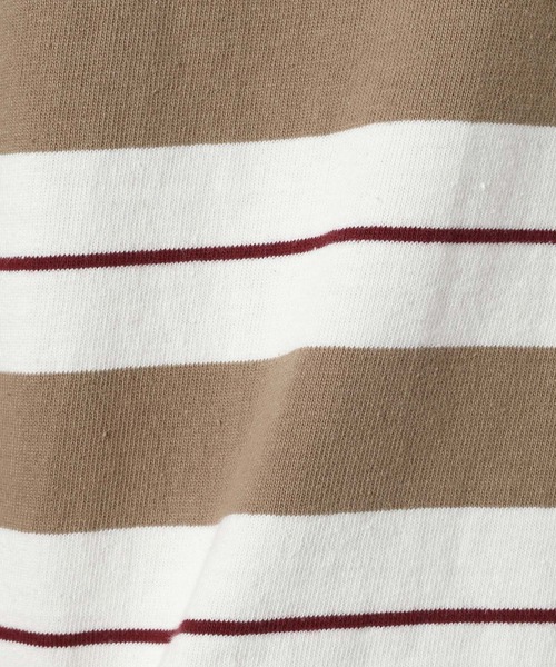 eL(エル)の「【eL】Border Polo LS/645140(Tシャツ/カットソー・レディース・ベージュ系その他/ネイビー系・FREE)」の17枚目の写真
