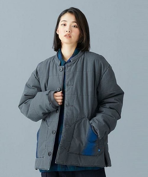 Liberaiders/リベレイダース EMBROIDERY PUFFER JACKET スラブコットン