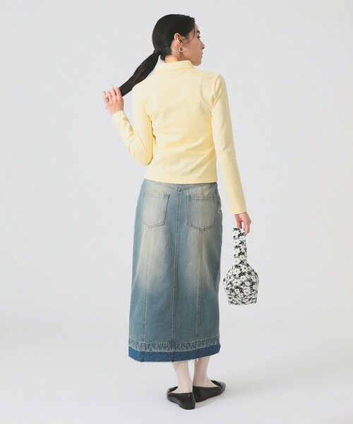 Ray BEAMS(レイビームス)の「【別注】PICCADILLY / POLO(ポロシャツ・レディース・クリーム/チャコールグレー・ONE SIZE)」の19枚目の写真