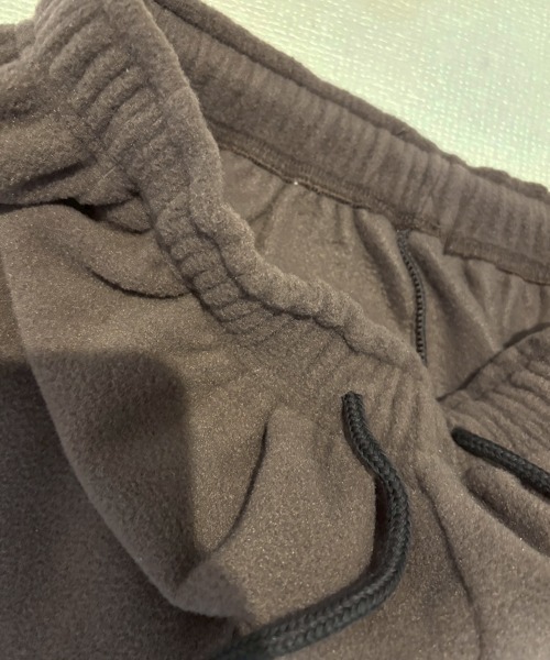 YACA(ヤーカ)の「Fleece Over Wide Pants/フリースオーバーワイドパンツ【unisex item】(スウェットパンツ・レディース・グレー/ブラウン・FREE)」の18枚目の写真