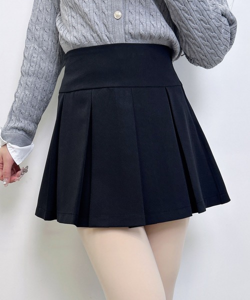 INGNI（イング）の「プリーツスカパン(セットアップ対応)（スカート・レディース・ネイビー/ベージュ/チェック/ブラック/グレー・FREE）」の6枚目の写真