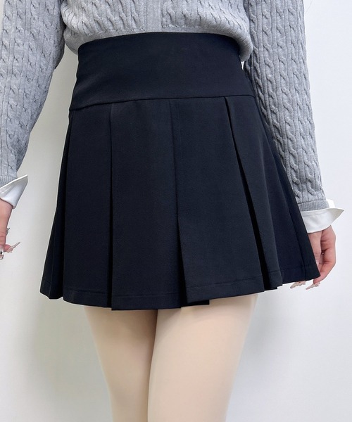 INGNI（イング）の「プリーツスカパン(セットアップ対応)（スカート・レディース・ネイビー/ベージュ/チェック/ブラック/グレー・FREE）」の7枚目の写真