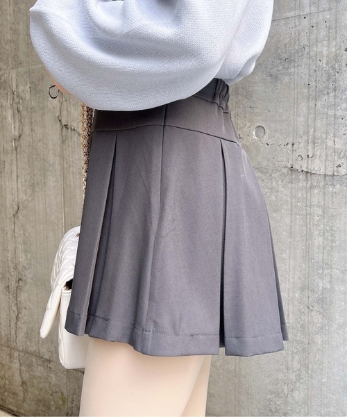 INGNI（イング）の「プリーツスカパン(セットアップ対応)（スカート・レディース・ネイビー/ベージュ/チェック/ブラック/グレー・FREE）」の21枚目の写真