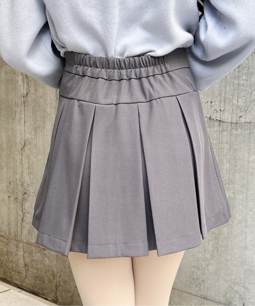 INGNI（イング）の「プリーツスカパン(セットアップ対応)（スカート・レディース・ネイビー/ベージュ/チェック/ブラック/グレー・FREE）」の22枚目の写真