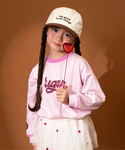 BREEZE（ブリーズ）の「【リンク】スウィートバリエーションＴシャツ_ジュニア対応（Tシャツ/カットソー・キッズ・ブラウン/ダークブラウン/ピンク/ベージュ/アイボリー/ミント・130/110/100/120/90/80/140）」の6枚目の写真