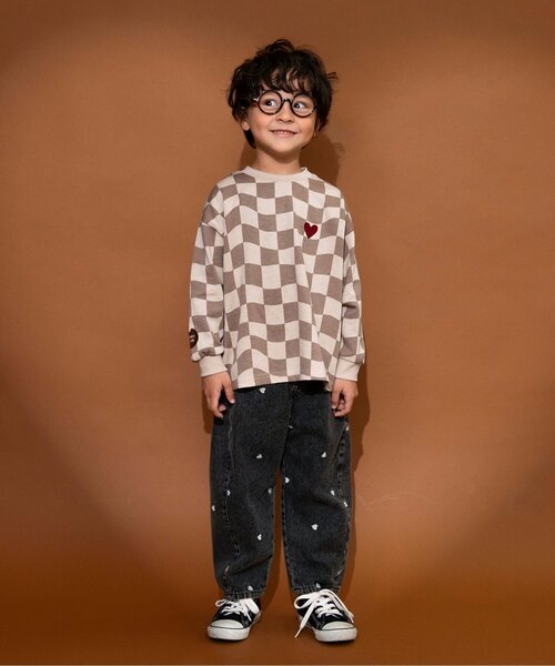 BREEZE（ブリーズ）の「【リンク】スウィートバリエーションＴシャツ_ジュニア対応（Tシャツ/カットソー・キッズ・ブラウン/ダークブラウン/ピンク/ベージュ/アイボリー/ミント・130/110/100/120/90/80/140）」の8枚目の写真