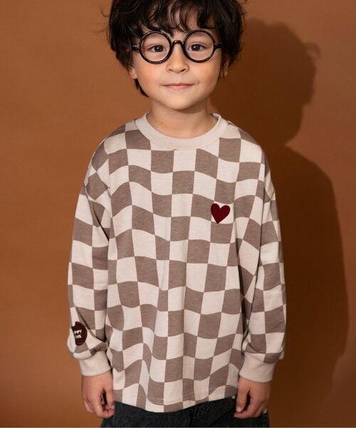 BREEZE（ブリーズ）の「【リンク】スウィートバリエーションＴシャツ_ジュニア対応（Tシャツ/カットソー・キッズ・ブラウン/ダークブラウン/ピンク/ベージュ/アイボリー/ミント・130/110/100/120/90/80/140）」の10枚目の写真