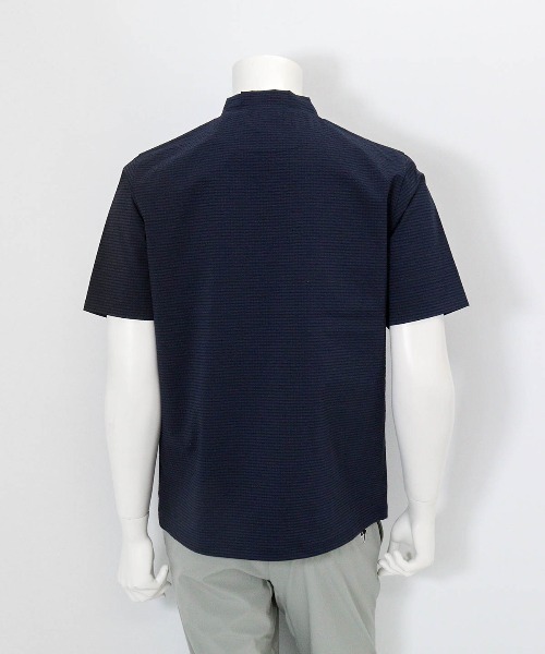 archivio(アルチビオ)の「<MENS>ギンガム冷感プルオーバー(Tシャツ/カットソー・メンズ・ブラック/グリーン/ネイビー・LL/L/M)」の9枚目の写真