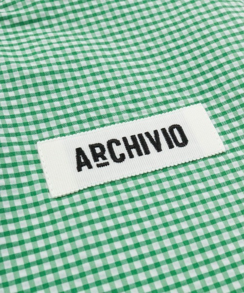 archivio(アルチビオ)の「<MENS>ギンガム冷感プルオーバー(Tシャツ/カットソー・メンズ・ブラック/グリーン/ネイビー・LL/L/M)」の11枚目の写真