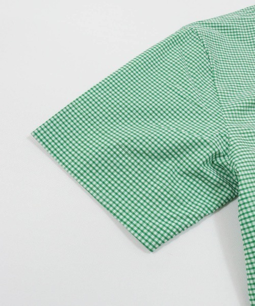 archivio(アルチビオ)の「<MENS>ギンガム冷感プルオーバー(Tシャツ/カットソー・メンズ・ブラック/グリーン/ネイビー・LL/L/M)」の13枚目の写真