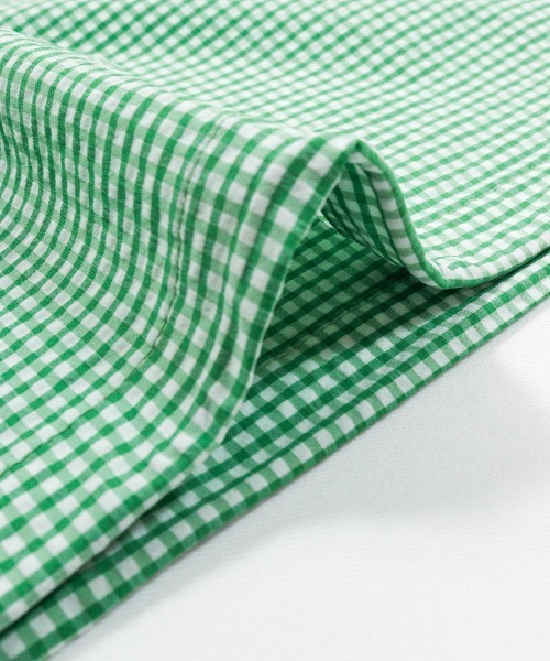 archivio(アルチビオ)の「<MENS>ギンガム冷感プルオーバー(Tシャツ/カットソー・メンズ・ブラック/グリーン/ネイビー・LL/L/M)」の14枚目の写真
