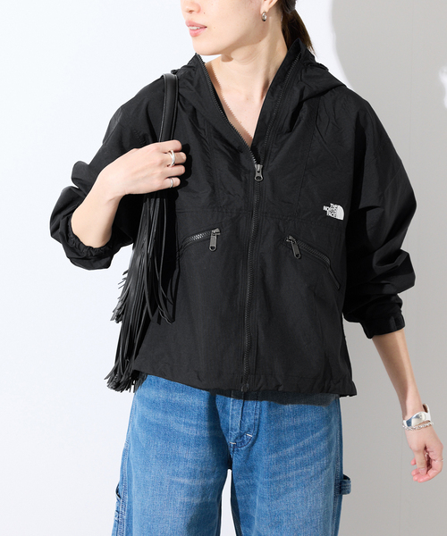 THE NORTH FACE(ザノースフェイス)の「THE NORTH FACE/ザ ノース フェイス Short Compact Jacket NPW22630(マウンテンパーカー・レディース・アイボリー/ブラック・LARGE)」の7枚目の写真