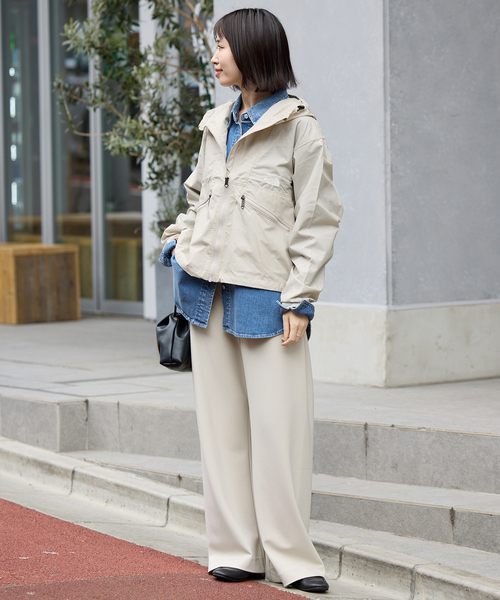 THE NORTH FACE(ザノースフェイス)の「THE NORTH FACE/ザ ノース フェイス Short Compact Jacket NPW22630(マウンテンパーカー・レディース・アイボリー/ブラック・LARGE)」の20枚目の写真