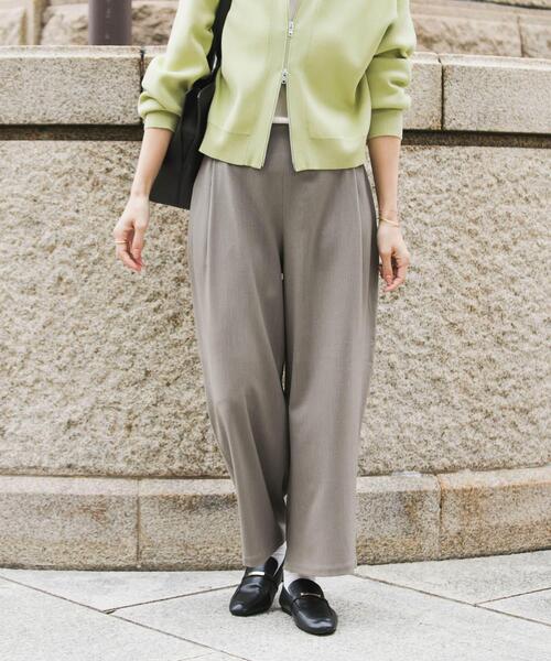 URBAN RESEARCH DOORS（アーバンリサーチドアーズ）の「『仁村紗和さん着用』『UR TECH』完声9分丈ワイドパンツ（その他パンツ・レディース・ブラック/グレー系その他・SMALL/MEDIUM）」の6枚目の写真