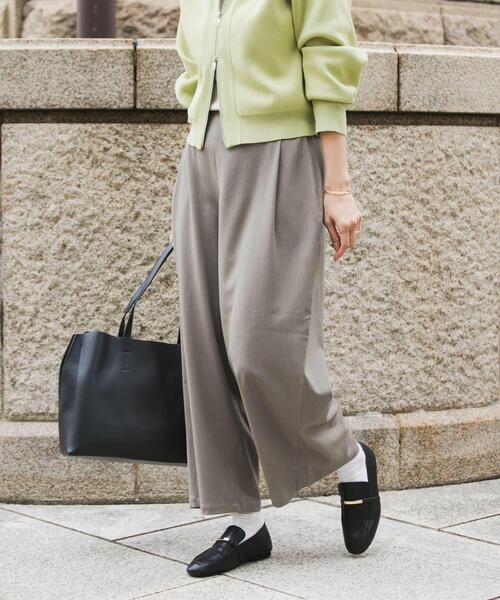 URBAN RESEARCH DOORS（アーバンリサーチドアーズ）の「『仁村紗和さん着用』『UR TECH』完声9分丈ワイドパンツ（その他パンツ・レディース・ブラック/グレー系その他・SMALL/MEDIUM）」の7枚目の写真