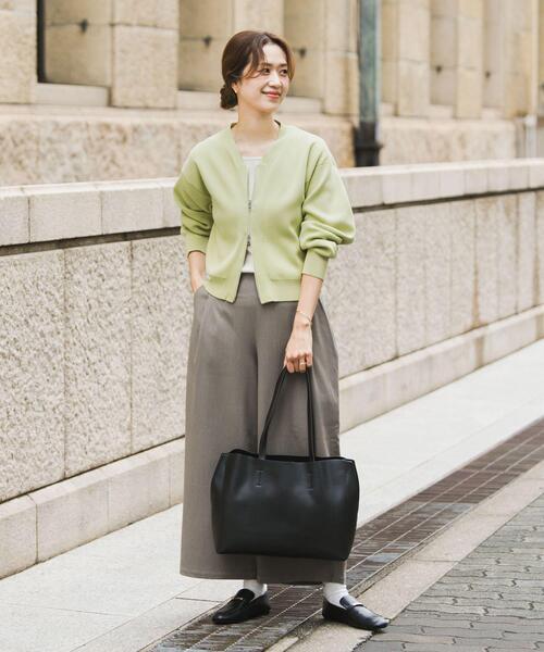 URBAN RESEARCH DOORS（アーバンリサーチドアーズ）の「『仁村紗和さん着用』『UR TECH』完声9分丈ワイドパンツ（その他パンツ・レディース・ブラック/グレー系その他・SMALL/MEDIUM）」の9枚目の写真