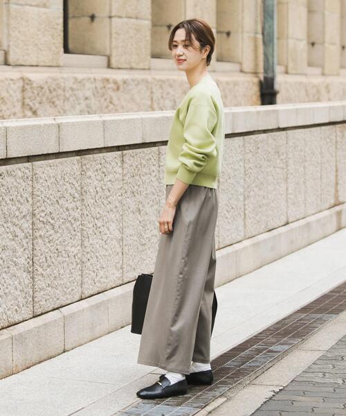 URBAN RESEARCH DOORS（アーバンリサーチドアーズ）の「『仁村紗和さん着用』『UR TECH』完声9分丈ワイドパンツ（その他パンツ・レディース・ブラック/グレー系その他・SMALL/MEDIUM）」の10枚目の写真