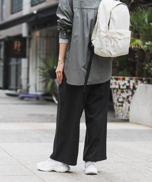 URBAN RESEARCH DOORS（アーバンリサーチドアーズ）の「『仁村紗和さん着用』『UR TECH』完声9分丈ワイドパンツ（その他パンツ・レディース・ブラック/グレー系その他・SMALL/MEDIUM）」の22枚目の写真