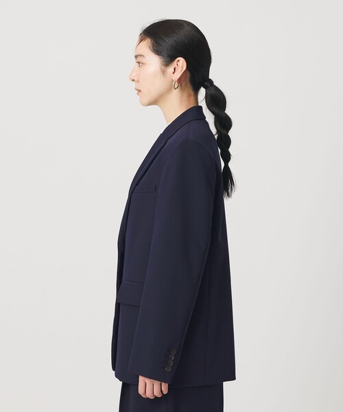 BEAUTY&YOUTH UNITED ARROWS（ビューティーアンドユースユナイテッドアローズ）の「ポリエステルブレンド ツイル テーラードジャケット（テーラードジャケット・レディース・ネイビー・S/M）」の7枚目の写真