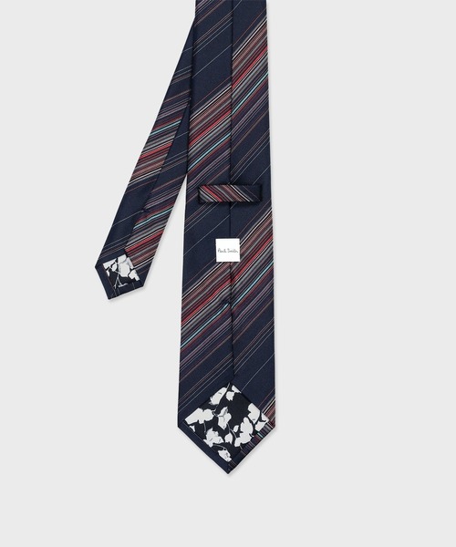Paul Smith（ポールスミス）の「マルチカラー レジメンタル タイ【160010 552MJ】（ネクタイ・メンズ・サックスブルー/ブルーグリーン/ネイビー・FREE）」の8枚目の写真