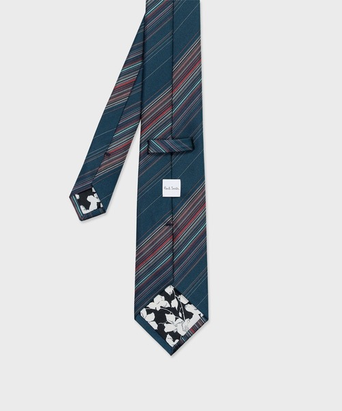 Paul Smith（ポールスミス）の「マルチカラー レジメンタル タイ【160010 552MJ】（ネクタイ・メンズ・サックスブルー/ブルーグリーン/ネイビー・FREE）」の6枚目の写真