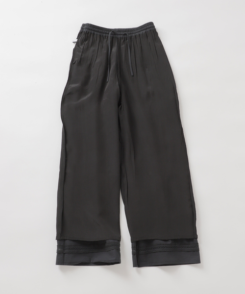 JOURNAL STANDARD relume（ジャーナルスタンダード　レリューム）の「［26SS新作］カットワークエンブロイダリーパンツ（その他パンツ・レディース・ブラック/アイボリー・FREE）」の14枚目の写真