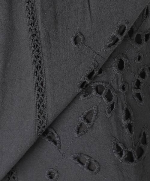 JOURNAL STANDARD relume（ジャーナルスタンダード　レリューム）の「［26SS新作］カットワークエンブロイダリーパンツ（その他パンツ・レディース・ブラック/アイボリー・FREE）」の16枚目の写真