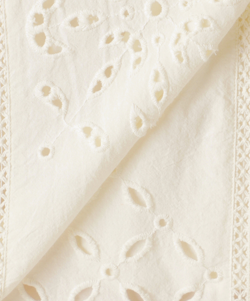 JOURNAL STANDARD relume（ジャーナルスタンダード　レリューム）の「［26SS新作］カットワークエンブロイダリーパンツ（その他パンツ・レディース・ブラック/アイボリー・FREE）」の17枚目の写真