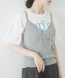 URBAN RESEARCH | パターンメッシュニットキャミソール(ニット/セーター)