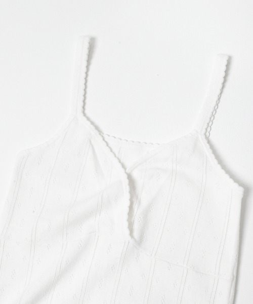 URBAN RESEARCH（アーバンリサーチ）の「パターンメッシュニットキャミソール（ニット/セーター・レディース・ミント/オフホワイト/グレー・FREE）」の22枚目の写真