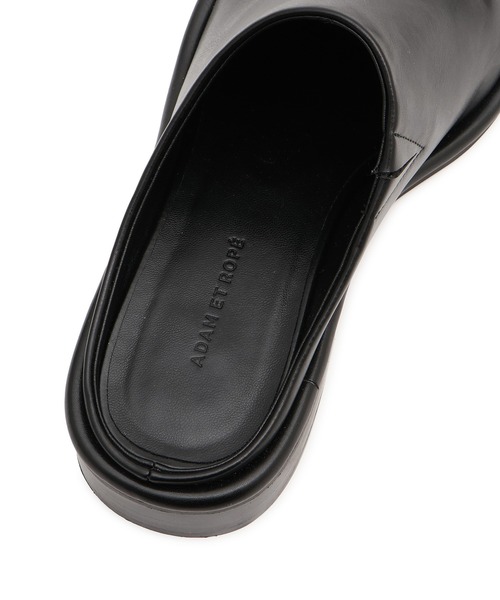 ADAM ET ROPE'（アダムエロペ）の「オブリークトゥクロッグ（サンダル・レディース・ブラック/ダークブラウン/レッド・36/37/38）」の18枚目の写真