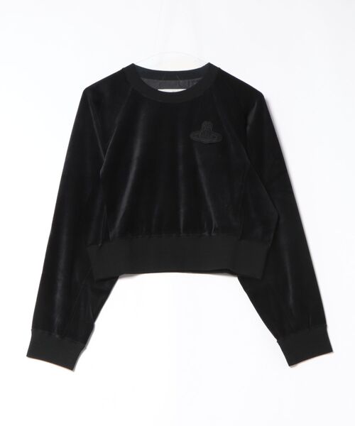 Vivienne Westwood(ヴィヴィアンウエストウッド)の「オーガニックコットンベロア ラグラントップ(Tシャツ/カットソー・レディース・ライトブラウン/ブラック・FREE)」の1枚目の写真