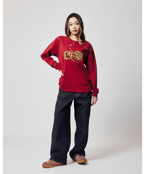 KEBOZ（ケボズ）の「CR L/S TEE（Tシャツ/カットソー・レディース・ブラック/ホワイト/レッド・FREE）」の10枚目の写真