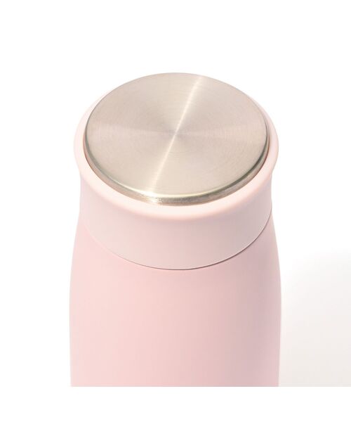 Francfranc（フランフラン）の「マット ステンレスボトル ホルダーセット 350ml ピンク 水筒 マイボトル（水筒・レディース・ピンク・FREE）」の3枚目の写真