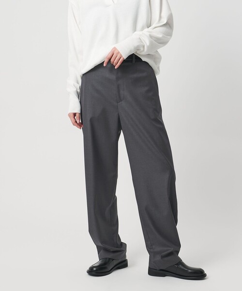 MARW UNITED ARROWS（マルゥ ユナイテッドアローズ）の「＜MARW UNITED ARROWS＞ツイル テーパード パンツ（スラックス・レディース・ダークグレー/モカ・36/38）」の2枚目の写真