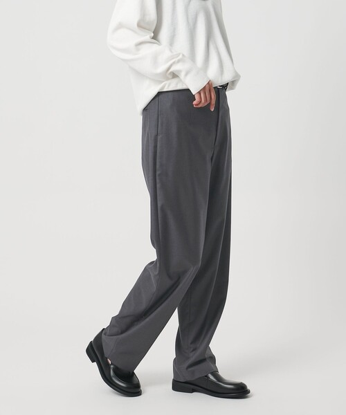 MARW UNITED ARROWS（マルゥ ユナイテッドアローズ）の「＜MARW UNITED ARROWS＞ツイル テーパード パンツ（スラックス・レディース・ダークグレー/モカ・36/38）」の4枚目の写真