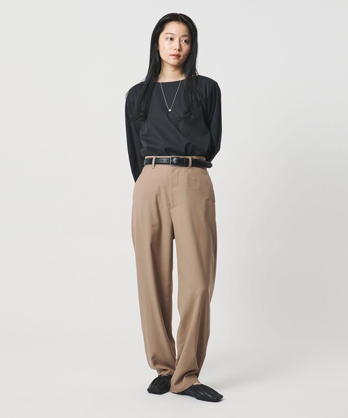 MARW UNITED ARROWS（マルゥ ユナイテッドアローズ）の「＜MARW UNITED ARROWS＞ツイル テーパード パンツ（スラックス・レディース・ダークグレー/モカ・36/38）」の12枚目の写真
