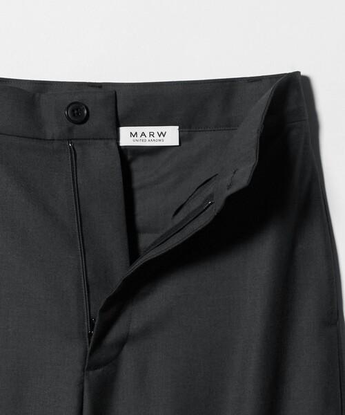 MARW UNITED ARROWS（マルゥ ユナイテッドアローズ）の「＜MARW UNITED ARROWS＞ツイル テーパード パンツ（スラックス・レディース・ダークグレー/モカ・36/38）」の21枚目の写真