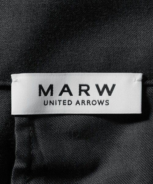 MARW UNITED ARROWS(マルゥ ユナイテッドアローズ)の「<MARW UNITED ARROWS>ツイル テーパード パンツ(スラックス・レディース・ダークグレー/モカ・36/38)」の4枚目の写真