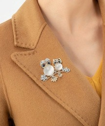 Coo+i（クーイ）の「フクロウデザインブローチピン（ブローチ/コサージュ）」