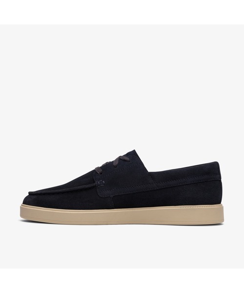 Clarks(クラークス)の「Lockford Boat / ロックフォードボート (ネイビースエード)(ローファー・メンズ・ネイビー・UK10/UK9.5/UK9/UK8.5/UK8/UK7.5/UK7/UK6.5/UK6)」の2枚目の写真