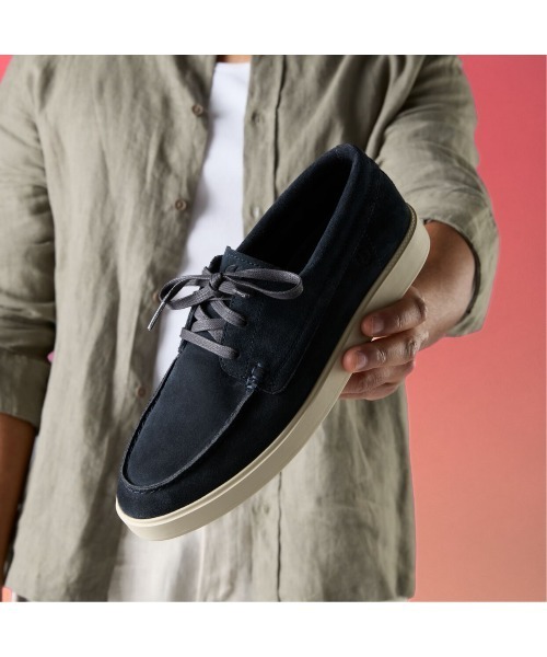 Clarks(クラークス)の「Lockford Boat / ロックフォードボート (ネイビースエード)(ローファー・メンズ・ネイビー・UK10/UK9.5/UK9/UK8.5/UK8/UK7.5/UK7/UK6.5/UK6)」の9枚目の写真