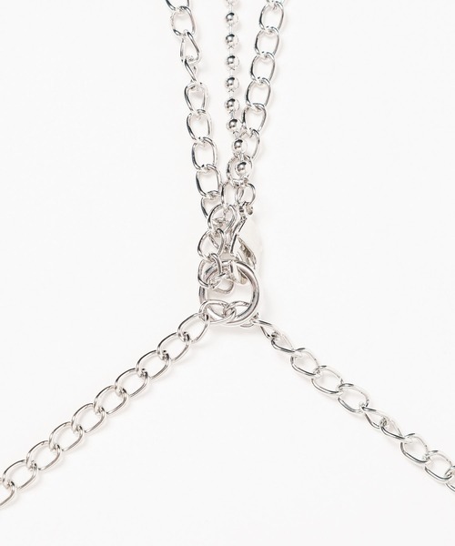 HARE（ハレ）の「ネックレスツキチェーンハーネス(HARE)（ネックレス・レディース・シルバー・FREE）」の10枚目の写真