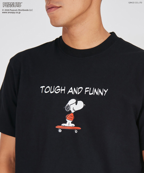 HANES(ヘインズ)の「【Hanes/ヘインズ】メンズ ビーフィー PEANUTS x BEEFY-T クルーネックTシャツ(Tシャツ/カットソー・メンズ・ヘザーグレー/ブラック/ネイビー/ホワイト・XS/S/M/L/XL)」の14枚目の写真
