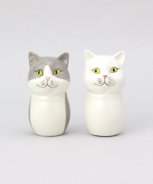 212 KITCHEN STORE(トゥワントゥキッチンストア)の「キャットセラミック SPセット シロ&ハチワレ(キッチンツール・レディース・その他・00)」の1枚目の写真