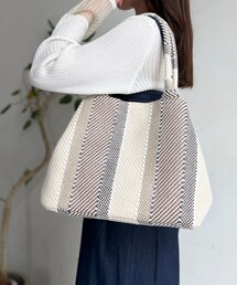 Chez toi | MIX/ストライプ柄トート(トートバッグ)