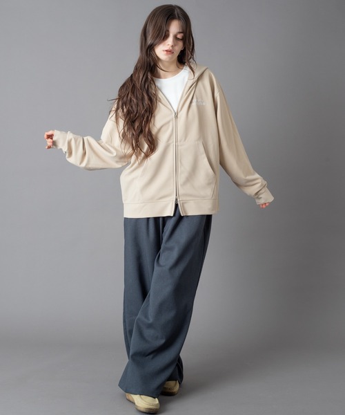 BROWNY（ブラウニー）の「BROWNY/【26年春夏新作】アンサンブルZIPパーカー(LS)（パーカー・メンズ・チャコールグレー/ライトベージュ・LARGE/MEDIUM）」の12枚目の写真