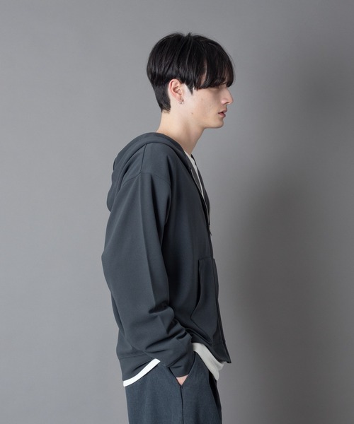 BROWNY（ブラウニー）の「BROWNY/【26年春夏新作】アンサンブルZIPパーカー(LS)（パーカー・メンズ・チャコールグレー/ライトベージュ・LARGE/MEDIUM）」の21枚目の写真