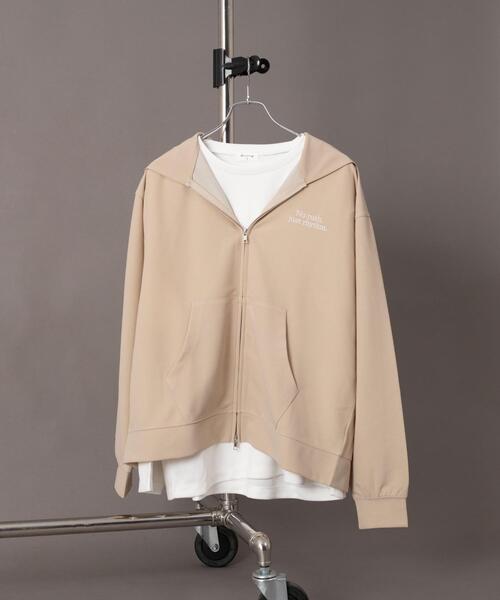 BROWNY（ブラウニー）の「BROWNY/【26年春夏新作】アンサンブルZIPパーカー(LS)（パーカー・メンズ・チャコールグレー/ライトベージュ・LARGE/MEDIUM）」の17枚目の写真